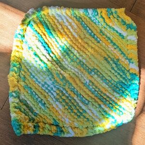 Corn-like Crocheted Square 🌽